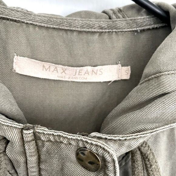 Max Jeans Drawstring Hooded Utility Jacket - Picture 5 of 11